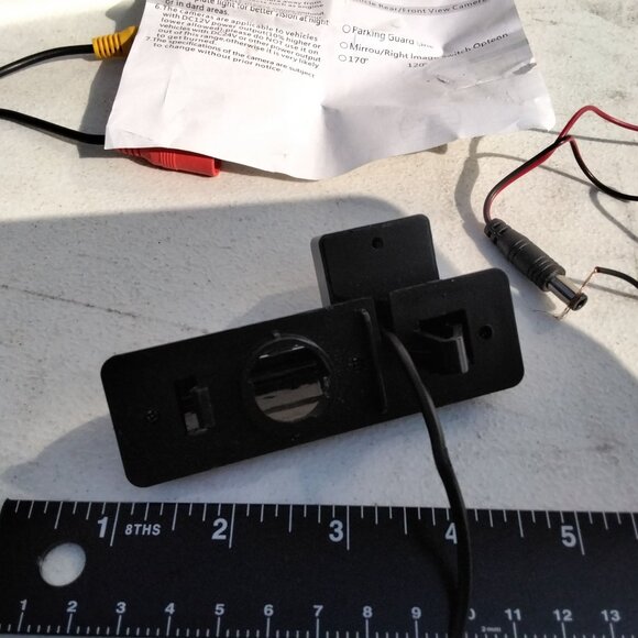 Car Rearview Camera HD CCD Night Vision 120° Angle Waterproof Backup Reverse - Picture 9 of 12